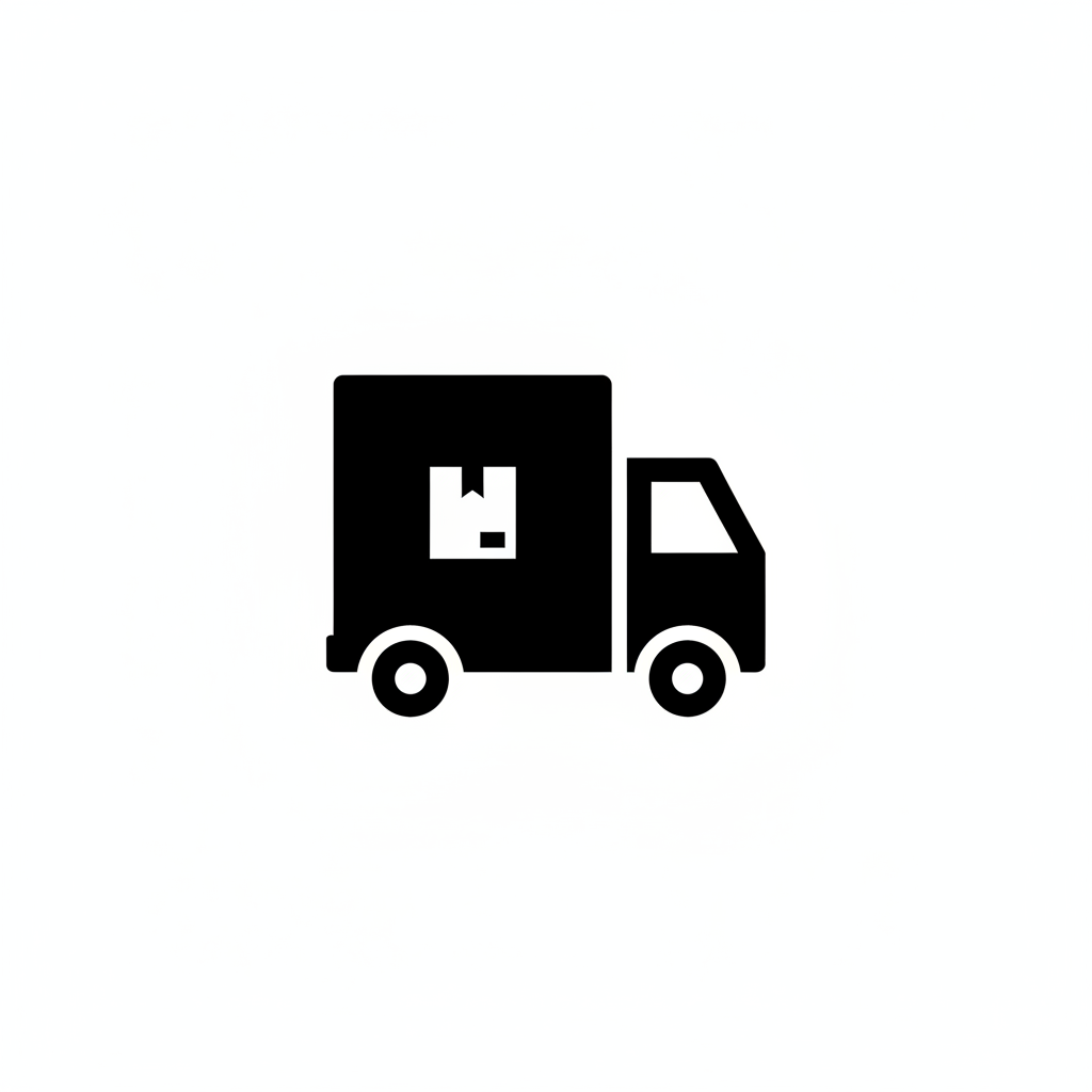 minimal shipping icon